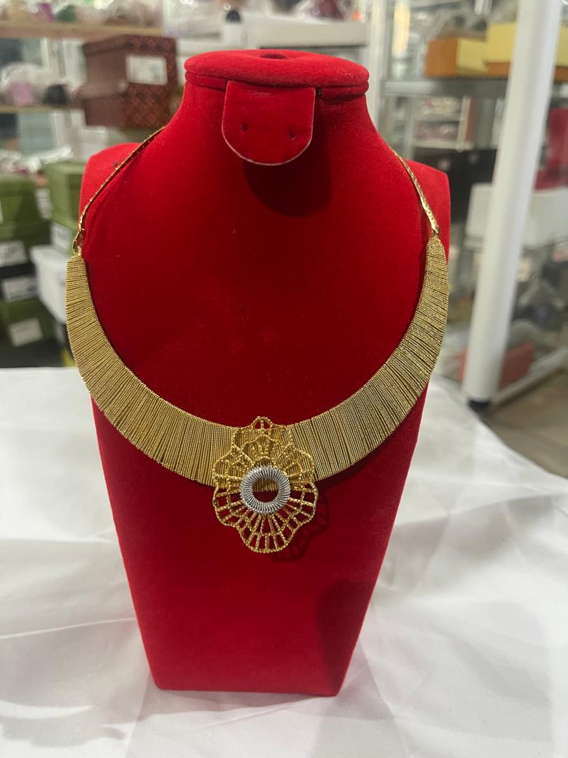 Complete set! Necklace, hand bangle, earrings. Brazillian